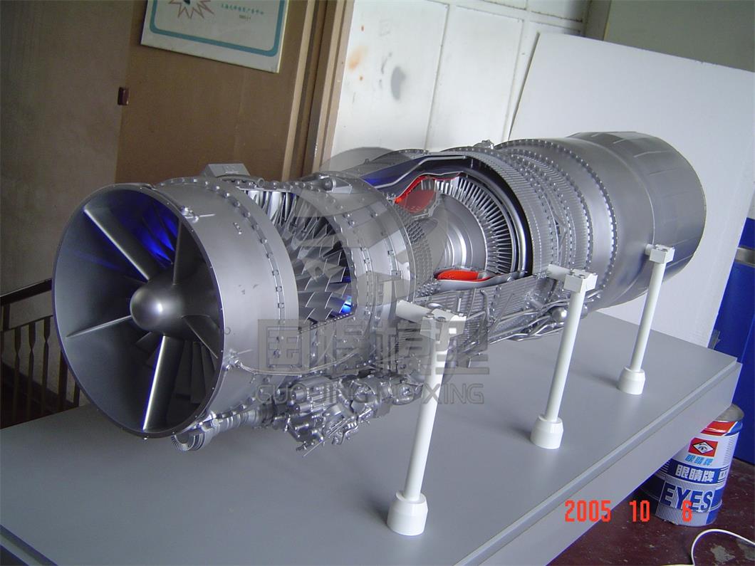 城固县飞机发动机模型