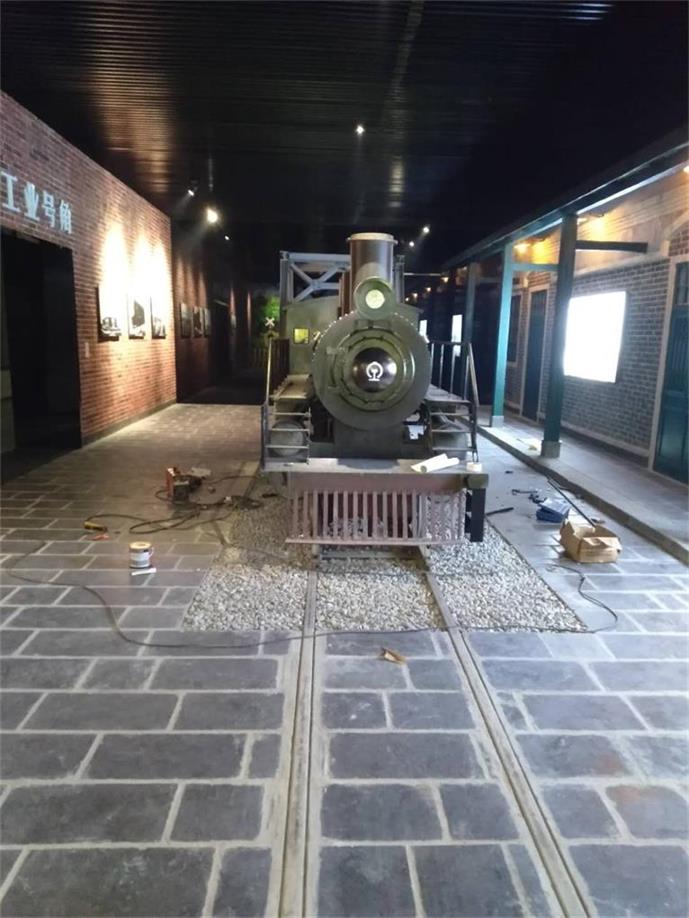 城固县蒸汽火车模型
